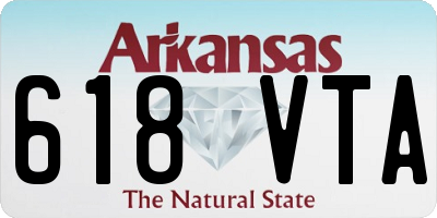 AR license plate 618VTA