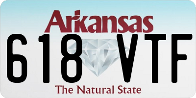 AR license plate 618VTF