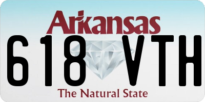 AR license plate 618VTH