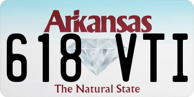 AR license plate 618VTI