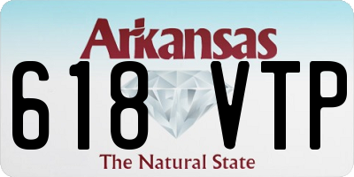 AR license plate 618VTP