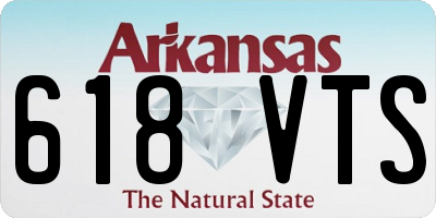 AR license plate 618VTS
