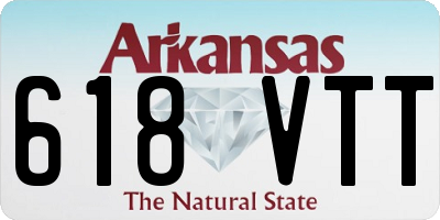 AR license plate 618VTT