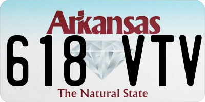 AR license plate 618VTV