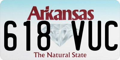 AR license plate 618VUC