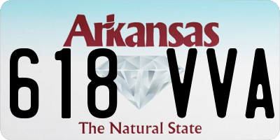 AR license plate 618VVA