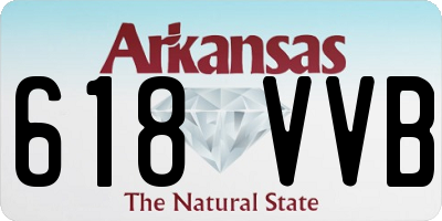 AR license plate 618VVB