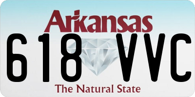 AR license plate 618VVC