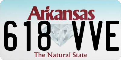 AR license plate 618VVE