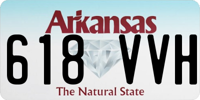 AR license plate 618VVH
