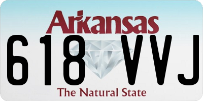 AR license plate 618VVJ