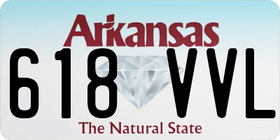 AR license plate 618VVL