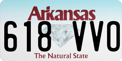 AR license plate 618VVO