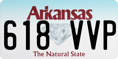 AR license plate 618VVP