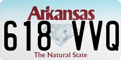 AR license plate 618VVQ