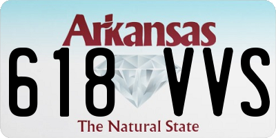 AR license plate 618VVS