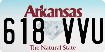 AR license plate 618VVU