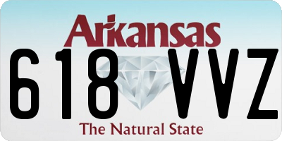 AR license plate 618VVZ