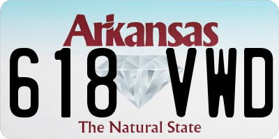 AR license plate 618VWD