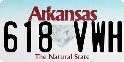 AR license plate 618VWH