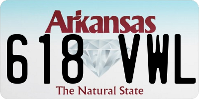 AR license plate 618VWL