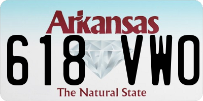 AR license plate 618VWO