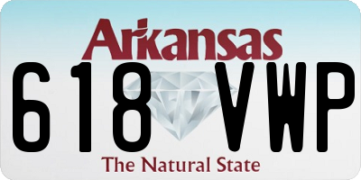 AR license plate 618VWP