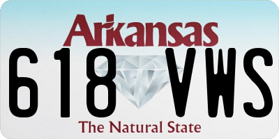 AR license plate 618VWS