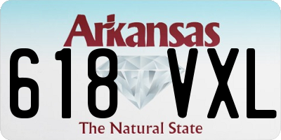 AR license plate 618VXL