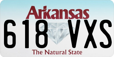 AR license plate 618VXS