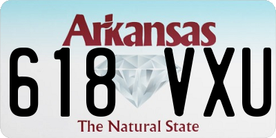 AR license plate 618VXU