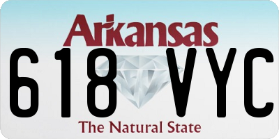 AR license plate 618VYC