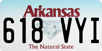 AR license plate 618VYI