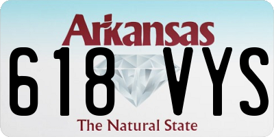 AR license plate 618VYS