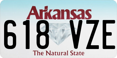 AR license plate 618VZE