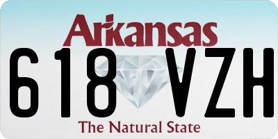 AR license plate 618VZH