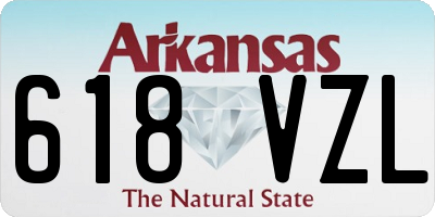 AR license plate 618VZL