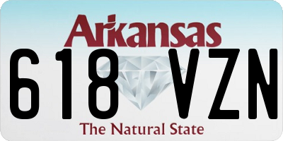 AR license plate 618VZN