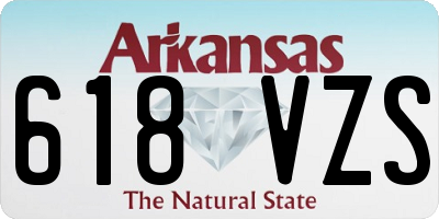 AR license plate 618VZS