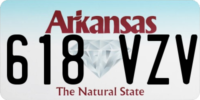 AR license plate 618VZV