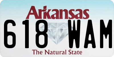 AR license plate 618WAM