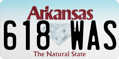 AR license plate 618WAS