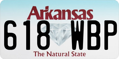 AR license plate 618WBP