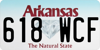 AR license plate 618WCF