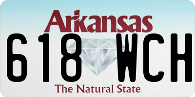 AR license plate 618WCH
