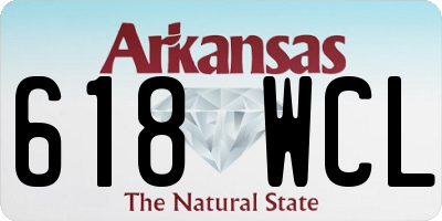AR license plate 618WCL