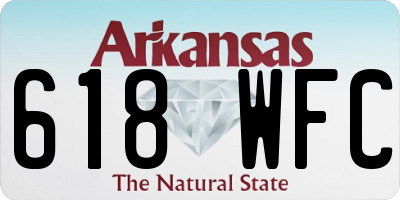 AR license plate 618WFC