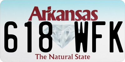 AR license plate 618WFK