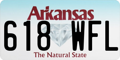 AR license plate 618WFL