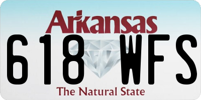 AR license plate 618WFS